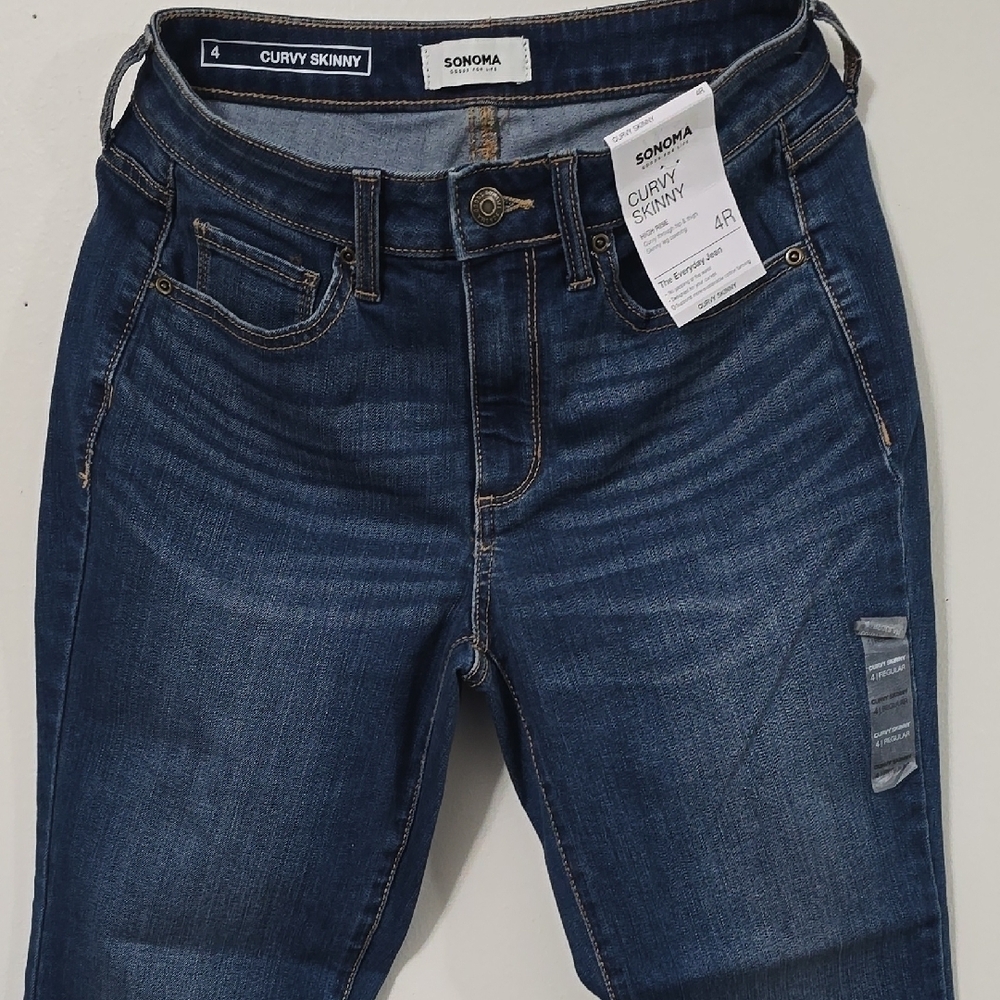Sonoma Curvy Skinny Jeans - Dark Blue